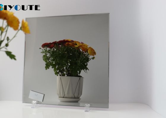 4mm 2mm 3mm 1mm Mirror Glass Sheets Large Wall Mounted Aluminum